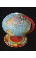 School Composition Book Spinning Globe 130 Pages: (Notebook, Diary, Blank Book)(School Theme Composition Notebooks)