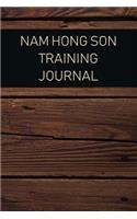 Nam Hong Son Training Journal: For Training Session Notes