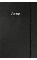 Carter: Simulated Leather Notebook Journal Diary Sketchbook with Lined Pages