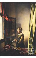 Johannes Vermeer Carnet: La Liseuse À La Fenêtre - Parfait Pour Prendre Des Notes - Beau Journal - Idéal Pour l'École, Études, Recettes Ou Mots de Passe