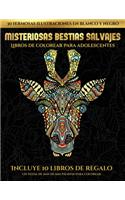 Libros de colorear para adolescentes (Misteriosas bestias salvajes)