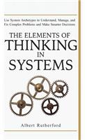 Elements of Thinking in Systems