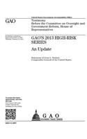GAOs 2013 high-risk update