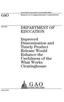 Department of Education