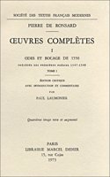 Tome I - Odes Et Bocage de 1550, Precedes Des Premieres Poesies (1547-1549)