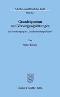 Grundeigentum Und Versorgungsleitungen