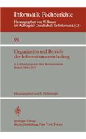 Organisation Und Betrieb Der Informationsverarbeitung