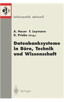Datenbanksysteme in Büro, Technik Und Wissenschaft