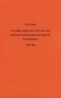 40 Jahre Lehrstuhl Fur Vor- Und Fruhgeschichte Der Universitat Regensburg