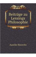 Beiträge zu Lessings Philosophie: (German)