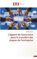 L'Apport de l'Assurance Dans Le Transfert Des Risques de l'Entreprise: (Omn.Univ.Europ.)