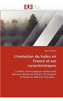 L'Évolution Du Haiku En France Et Ses Caractéristiques