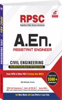 RPSC Assistant Engineer (AEn) Prelims : CIVIL Engineering 5500+ MCQ Best Practice Book Includes All India AEn Exam Previous Year Solved Questions