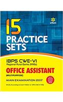 15 Practice Sets IBPS CWE-VI (RRBs) Office Assistant 2017