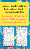 Alphabet Monster Coloring Book for Kids