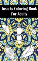 Insects Coloring Book For Adults