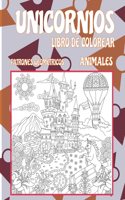 Libro de colorear - Patrones geométricos - Animales - Unicornios