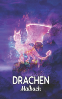 Malbuch Drachen: Stressabbauende Drachen-Designs 50 einseitige Drachen-Designs zur Entspannung und Stressabbau 100-seitiges Malbuch Muster zum Stressabbau bei Tieren