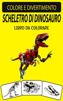 Scheletro Di Dinosauro Libro Da Colorare