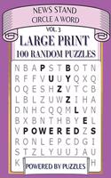 News Stand Circle a Word Vol.3: Large Print 100 Random Puzzles