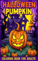 Halloween pumpkin coloring book for adults