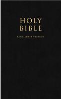 HOLY BIBLE: King James Version (KJV) Popular Gift & Award Black Leatherette Edition