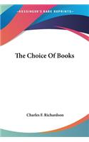 The Choice Of Books