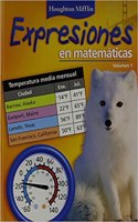 Expresiones En Matemáticas: Cuaderno de Actividades, Volumen 1 Grade 4 2006(Expresiones En Matemáticas)