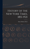 History of the New York Times, 1851-1921