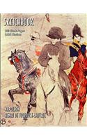 Sketchbook - 200 Blank Pages - 8.5x11 Inches: Napoleon - Henri de Toulouse-Lautrec