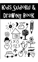 Kids Sudoku Puzzles And Drawing Book