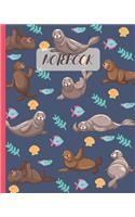 Notebook: Cute Seals - Lined Notebook, Diary, Track, Log & Journal - Gift Idea for Boys Girls Teens Men Women (8"x10" 120 Pages)