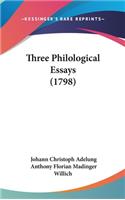 Three Philological Essays (1798)