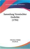 Sammlung Vermischter Gedichte (1794)