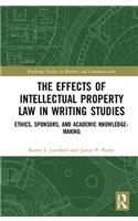 Effects of Intellectual Property Law in Writing Studies