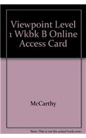 Viewpoint Level 1 Online Workbook B Activation Code Card