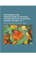 Proceedings and Transactions of the Nova Scotian Institute of Natural Science (V.5 (1879-1882)): (English)