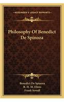 Philosophy Of Benedict De Spinoza: (English)