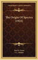 Origin Of Spectra (1922)