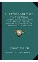 Letter Addressed to the King