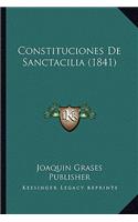 Constituciones de Sanctacilia (1841)