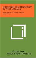 Education for Democracy in West Germany