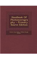 Handbook of Photomicrography