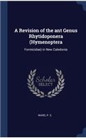 A Revision of the ant Genus Rhytidoponera (Hymenoptera