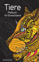 Tiere Malbuch für Erwachsene