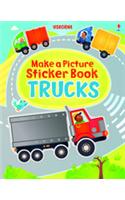 Make a Picture Sticker Book Trucks