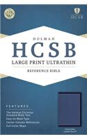 Large Print Ultrathin Reference Bible-HCSB