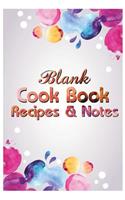 Blank Cookbook Recipes & Notes