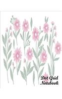 Floral Elements Dot Grid Notebook