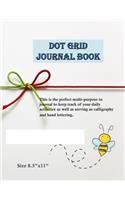Dot Grid Journal note book and Sketch Book size 8.5 x11 Diary 110 pages for Calligraphy and hand lettering: This is journal is the perfect multi-purpose to journal to keep track of your daily activities